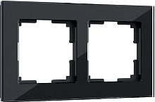 Рамка универсальная Werkel Favorit 2-м. стекло черный картинка